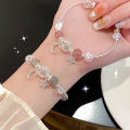 Exquisite Pink Bracelets For Women Cute Star Moon Bracelet Metal Chain Beads Bracelet Sister Girlfriend Podazz. 
