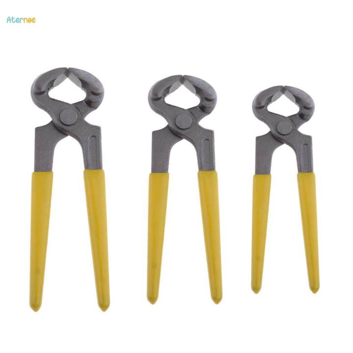 3 Types Pincer Carpenter Cutting Pliers Nipper Claw Extractor Nail Wire ...