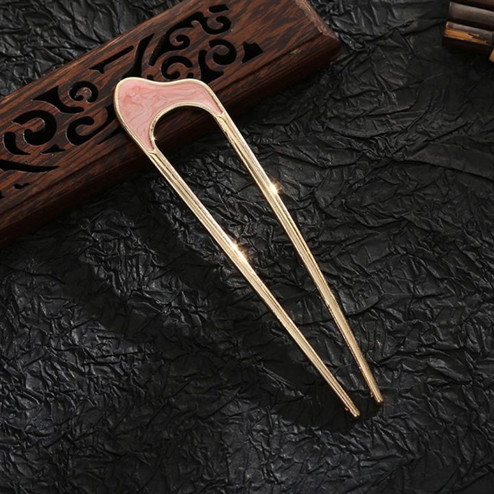 Fashion%20Vintage%20U-Shaped%20Hairpin%20Simple%20Geometric%20Metal%20Hair%20Sticks%20for%20Women%20Girls%20High%20Ponytail%20Bun%20Pin%20Hair%20Accessories%20Gifts%20-%20Image%204