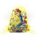Pokemon Kids Birthday Party Non-woven Fabrics Bag Boy Favors Dragon Ball Bag Hello Kitty Drawstring Bag New Years Party Supplies. 