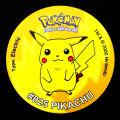 30pcs Ash Ketchum Tazos Pokemon Starter Pokemon Taps Collection Card Pikachu Trainer Round Pogs Cheetos Chipitaps 1st Edition MuXiaRe. 
