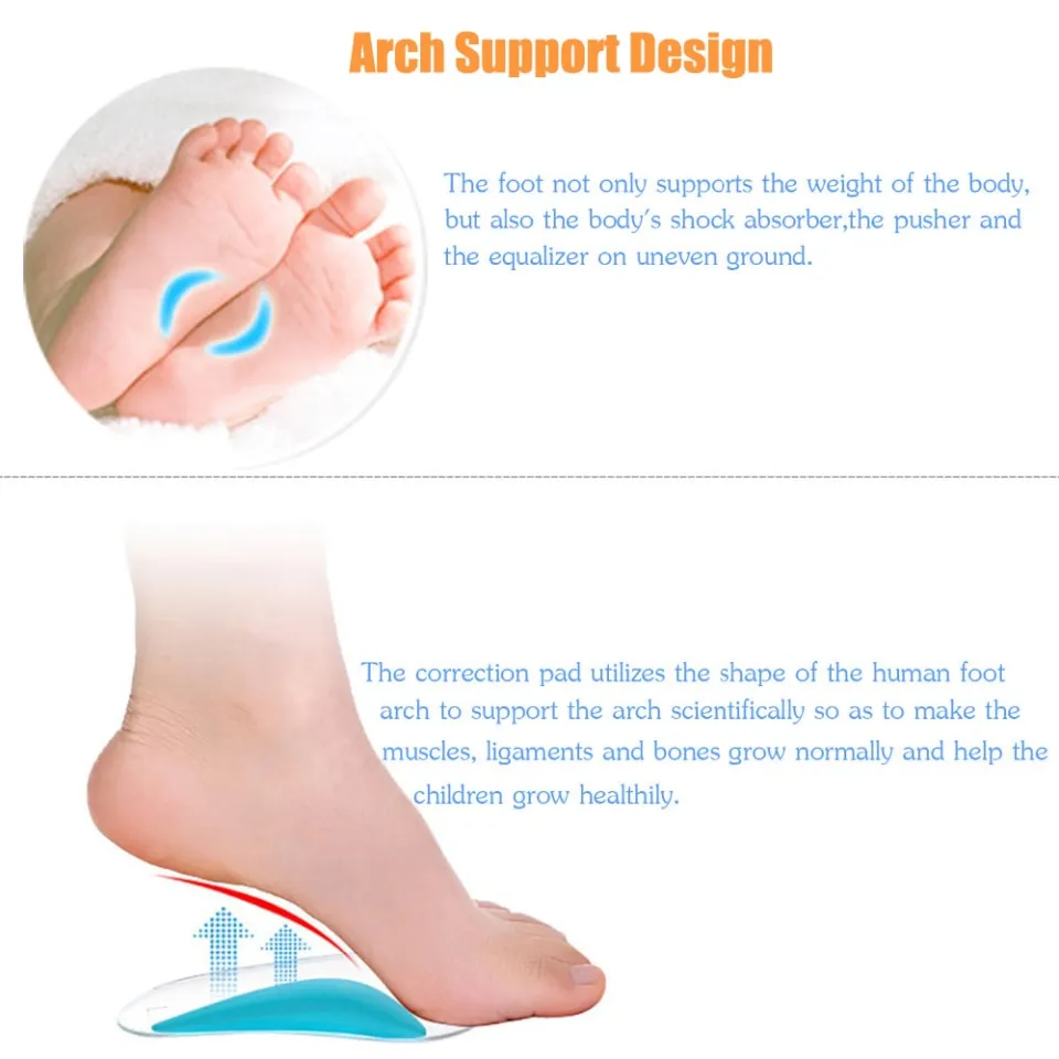 Kids Orthopedic Insoles for Children Shoes Inserts Baby Flat Foot