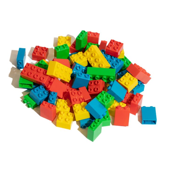 Colorful Plastic Building Blocks Creative Construction Play , Learning Tool for Kids