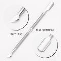 UR SUGAR 1 Pcs Dual-End Cuticle Pusher Remover Nail Art Tool Diy Design. 