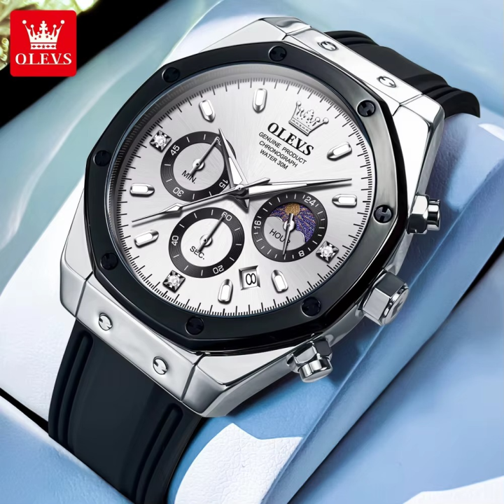 Olevs%209911%20TPU%20Silicone%20Chronograph%20Wrist%20Watch%20For%20Men%20-%20Image%205