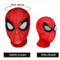 Superhero Mask Miles Spiderman Mask Peter Parker Halloween Cosplay Costume Mask Spandex Fabric Material Adults and Children. 