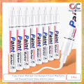Toyo Paint Marker Permanent Paint Markers Oil Based Paint Pens White Colour. 