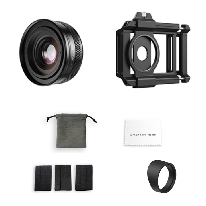 For -ZM100MM Lens Zoom Macro 20X Lens Telephoto Macro Magnifier