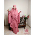 Khimar niqab transformer, Jilbab, Khimar, Jilbab Khimar traditional ready to wear long hijab , islamic gift, muslim dress abaya, elegant burqa, new jilbab set, new jilbab collection, pink khimar, misti colour khimar.