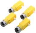 YELLOW Plastic Gear Motor DC 3V 6V 130RPM Gear Motor Dual Shaft Smart Robot Car TT Gear Motor Double Shaft Dual Axis Geared TT Motor For Smart Robot Car Toys Electrical Circuitry & Parts - dc motor. 