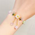 Shimmering Floral Beaded Bracelet for Girls.