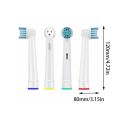 【Exclusive Limited Edition】 4 PCS /set Electric Toothbrush Replaceable Head Tooth Brush Heads For Oral B Electric Brush Nozzles Soft Dupont Bristle SB-17A.