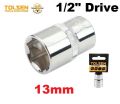 TOLSEN 13mm Socket Wrench 1/2" Drive Industrial Grade Model: 16513. 