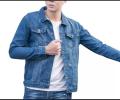 Light Blue Denim Jacket For Men. 