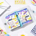 RHS Online 2PCS Retro Number Alphabet Series PVC Stickers Album Diary Journal Decorative Crafts Scrapbooking DIY Sticker.