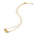 FYSARA Trendy Gold Filled Statement Jewelry U Type Design Pendants ​Gold-Plated Copper Chain Locket Necklaces For Women. 