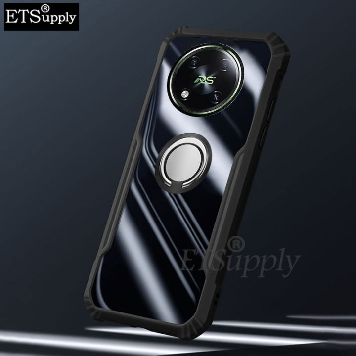 Phone%20case%20itel%20RS4%20Hard%20Clear%20Transparent%20Shockproof%20Armor%20Car%20Adsorb%20Holder%20Ring%20Back%20cover%20itel%20RS4%20case%20-%20Image%202