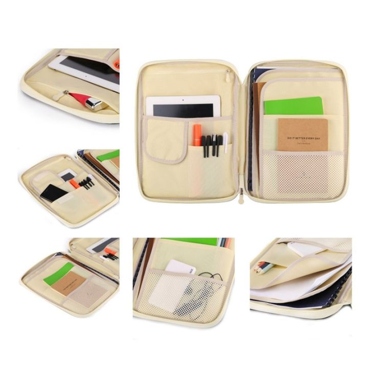 A4%20Document%20Storage%20Bag%20Waterproof%20Oxford%20Cloth%20Multifunctional%20Business%20Organizer%20Bag%20File%20Folder%20Stationery%20Organizer%20Zipper%20(Black)%20-%20Image%206