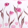 Voile Tulip Flower Rods Wear Floral Pattern Window Curtain Soft Sheer Voile Panel Drapes Curtains 1x2m For Bedroom Living Room. 