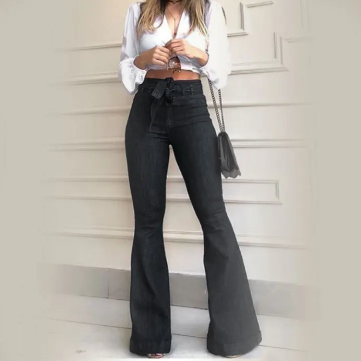 RL09#%20South%20American%20foreign%20trade%20jeans%20Cross-border%20new%20high-waisted%20micro%20stretch%20lace-up%20flared%20pants,%20wide-leg%20pants,%20jeans%20women%20-%20Image%206