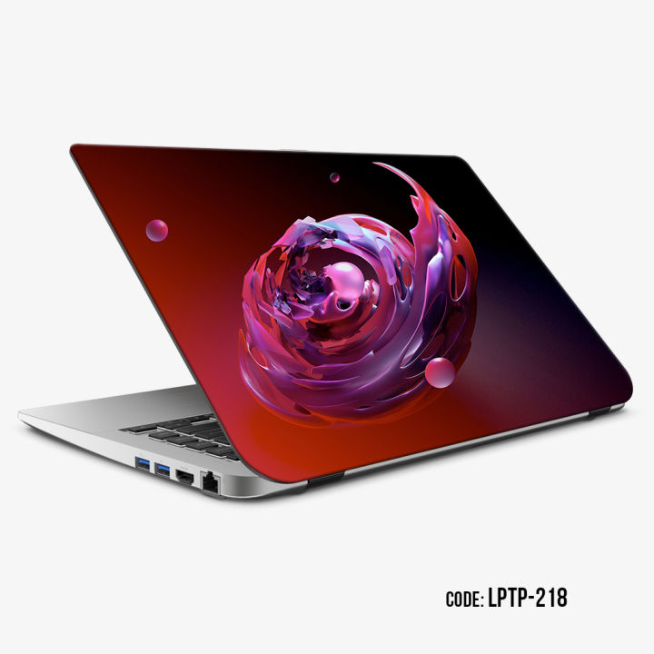 Lptp-218 Amoled Liquid Gradient Laptop Sticker | Daraz.com.bd