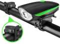 Stay Visible And Safe With A Waterproof Rechargeable Bicycle Light And Horn - Essential For Night Cycling. 