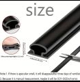 Window sealing strip, Weather Stripping Door Seal, Window And Door Seal Strip, Soundproofing Self-AdhesiveSoundproofing Self-Adhesive Backi Backing D-Shape Door Weather Strip Model-Rubber seal-501.