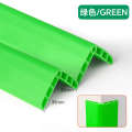 PVC kindergarten hollow strip for school wall corners, anti-collision right angle soft corner protection. 