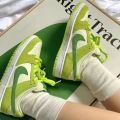 New Green Apple Shoes Men's and Women's Board Shoes Junior High School Students All-Match Campus Sports Skirt High StreetinsTrendy Shoes. 