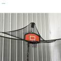 Basketball Hoop for Trampoline Lightweight Backboard Waterproof Basketball Stand including Pump and. 