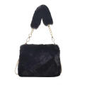 Messenger Bag Winter Square Bag Winter Underarm Bag Ins Package Plush Crossbody Bag Fashion Square Bag Plush Bag. 