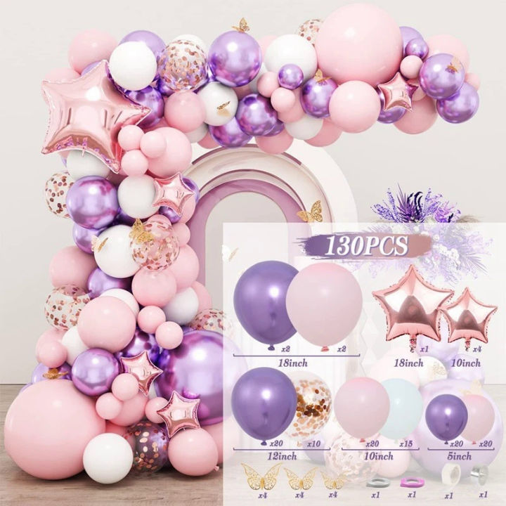 %E3%80%90Buried%20Buzie%E3%80%91Butterfly%20Purple%20Pink%20Balloon%20Garland%20Arch%20Kit%20Happy%20Birthday%20Party%20Decor%20Kids%20Baby%20Shower%20Latex%20Ballon%20Wedding%20Party%20Supplies%20-%20Image%209