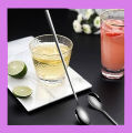 Long handle 1/3 pcs pickling spoon stainless steel silver color mirror polish spoon best for cutlery 23 cm long. 