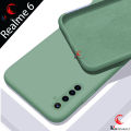 For Realme 6 silicone case  Slip Soft TPU Sandstone Matte Back Case Cover. 