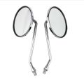 Good Looking CD-80 Looking glass for motorcycle 2 Pcs, Small Nut - silver colour Gives your Bike a Classic Look. 