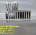Double Side Finned Aluminum Heatsink 8 Inch Aluminum Heatsink 8×2.3×1.1 Inch Aluminium Heat Sink Cooling Radiator Silver Tone 8 Inch Aluminum Heat Sink For Inverter Transistor IC Tools 8 Inch Heatsinks. 