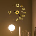 The New Acrylic DIY Wall Clock is Beautiful Fashionable Simple and Unique in Style with 3D Numbers and English Words. 