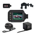 Waterproof Motorcycle Driving Recorder Locomotive Recorder Front And Rear Dual Lens Recorder 720P Recorder Motorcycle Dash Camera.