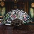 Folding Fan 1PC Lace Hand Held Folding Fan Dance Party Wedding Decor Fan Chinese Hand Fan. 