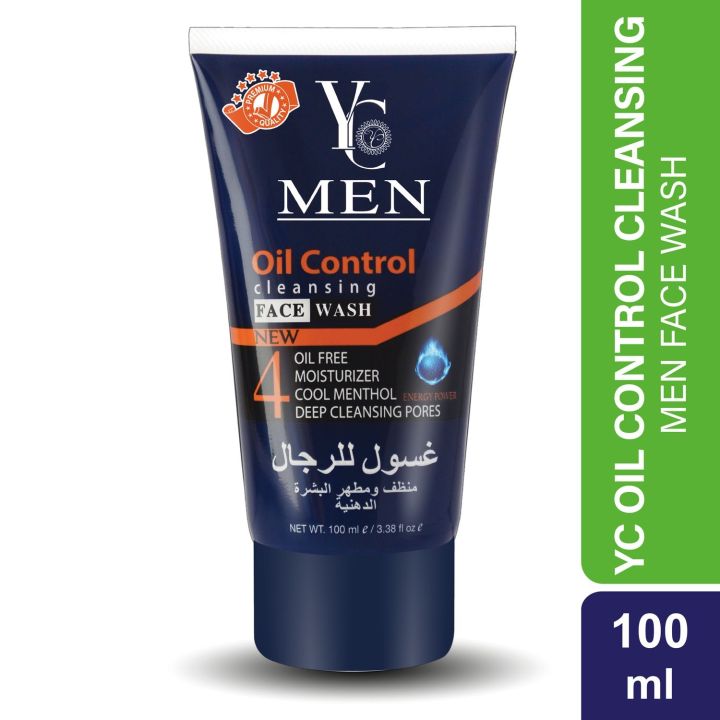 YC Men Oil Control Cleansing Face Wash - 100ml