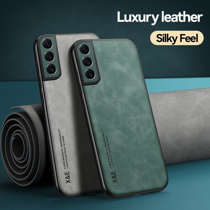 xprmy%20for%20Samsung%20Galaxy%20S21%20FE%20Phone%20Case%20Luxury%20Leather%20Skin%20Sensing%20TPU%20Wrap%20Back%20Cover%20-%20Image%203