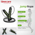Sinocare Jump Rope Skipping Rope Sport Adjustable Bearing 2.8 meter Skip Rope Memory Foam Handle home Keep Fit Fitnes for Adult and Children.