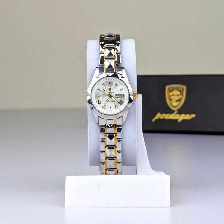 POEDAGAR 615 Luxury Women Watches Business Top Brand Man Wristwatch Waterproof Luminous Date Week Quartz Men's Watch
