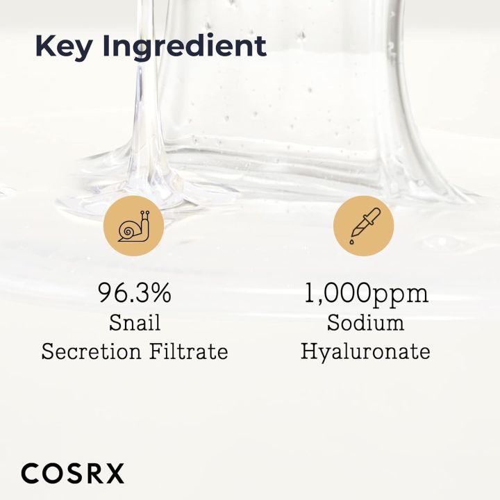 COSRX%20Snail%20Mucin%2096%25%20Power%20Repairing%20Essence%203.38%20fl.oz%20100ml,%20Hydrating%20Serum%20for%20Face%20with%20Snail%20Secretion%20Filtrate%20for%20Dull%20Skin%20&%20Fine%20Lines,%20Korean%20Skincare%20-%20Image%206