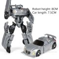 Mini Transformation Cars Kid Classic Robot Car Toys Action & Toy Figures Plastic Deformation Boys Gifts for Children. 