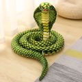 Snake cobra, fake snake plush toy, prank props, parody python doll, children's creative gift. 