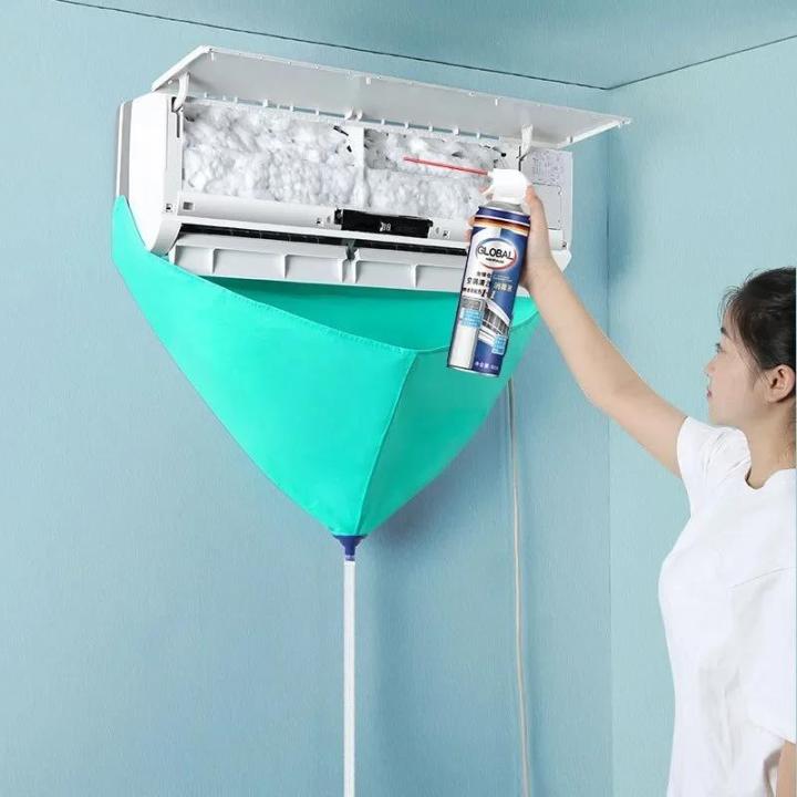 Split Air Conditioner Cleaning Kit Waterproof Protection Cover Bag Air ...