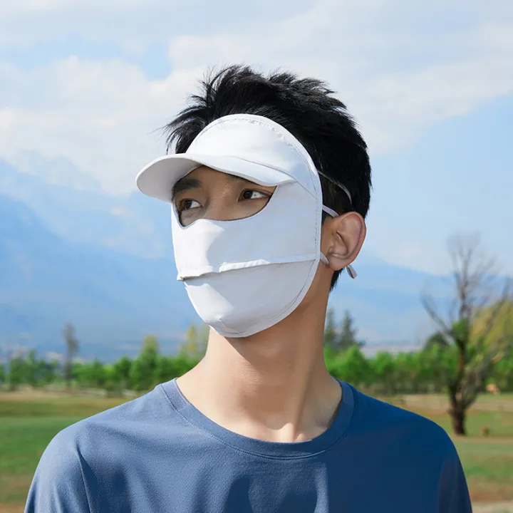 Ice%20Silk%20Sun%20Mask%20Men's%20Summer%20Outdoor%20Riding%20UV%20Protection%20Sun-Proof%20Cool%20Breathable%20Full%20Face%20Mask%20-%20Image%206