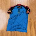SMUG Premium Contrast t-shirt Fabric soft and comfortable - Blue. 