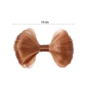 Synthetic Hair Bow Buns Hair Clip Bun Hairstyle Bow Hair Accessories for Women Brown Black Chignon Hairpins Wig Hair Bun. 